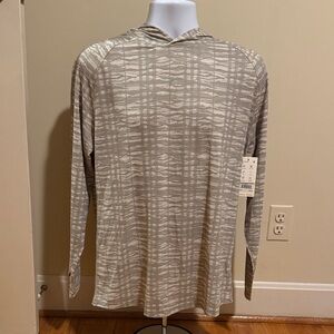 LIV Outdoor Men’s Suncatcher Hoody in Elm Plaid Weave Print